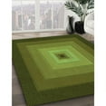 thumbnail image 3 of Ahgly Tapis Rond Lavable en Machine Intérieur Transitionnel Marron Chocolat, 5 Pieds Rond, 3 of 7