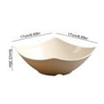 thumbnail image 5 of Shoreew 1/4Pcs Disposable Square Serving Bowls Smooth Edges Party Snack Salad Bowl Heat-Resistant Versatile Serving Dish, 5 of 7