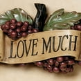 thumbnail image 4 of Live Love Laugh Saying with Grapes Wall Accent Multi Color 30 Inches Wide, 4 of 5