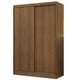 thumbnail image 1 of Ropero Closet Madesa Luke 2 Puertas Corredizas con Cajón con llave Marrón Madesa Luke, 1 of 16