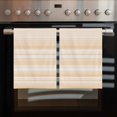 thumbnail image 2 of Orange Stripe 1 Pack Kitchen Towel, Water Absorbent Dish Towel, Abstract Art Modern Vertical Striped Decorative Hand Towels - Quick Drying Cloth for Cooking Baking, 18x28 Inch, 2 of 8