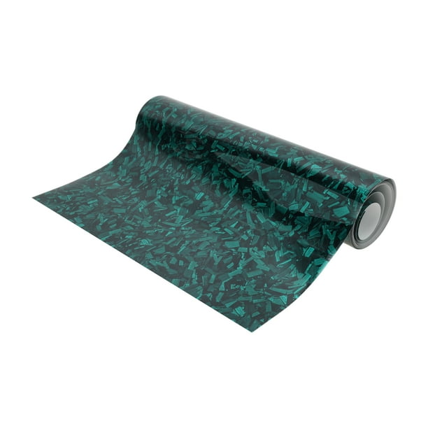 Cinta de rayas Unique Bargains 30x100cm Textura Forjada Rayas para Coche Decal para Coche, Motocicleta y Racing Stickers Verde 1 Pc