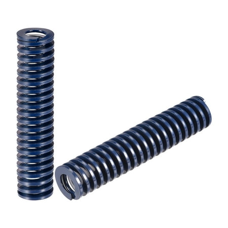 Uxcell Die Spring 2 Pack 20mm OD 90mm Long Spiral Stamping Light Load ...