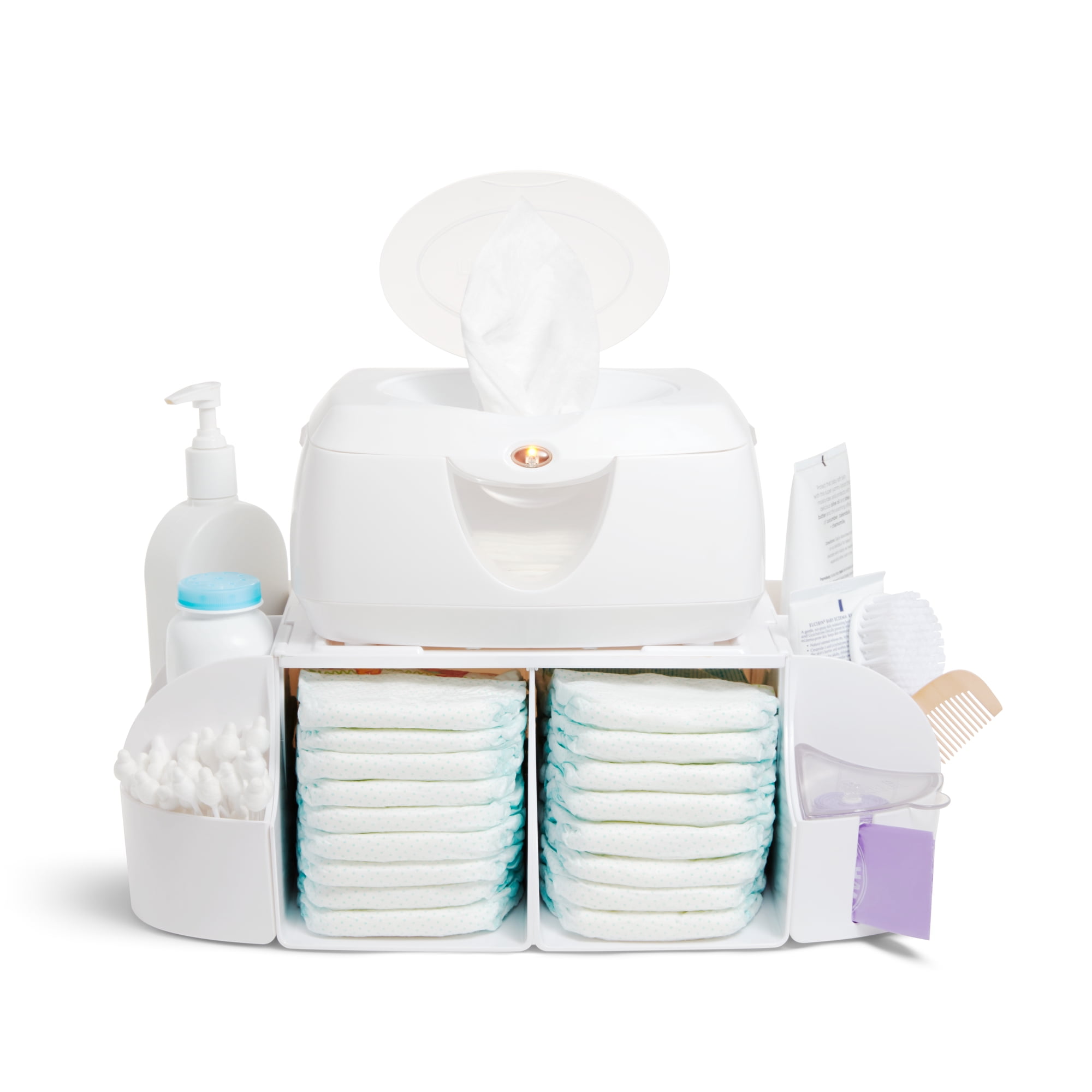 Munchkin Baby Diaper Organizer with Stacker for Changing Table