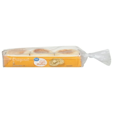 Great Value Original Fork Split English Muffins, 12 oz, 6 Count