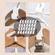 thumbnail image 5 of 100 Pieces Clothes Hanger Connector Hooks, Hanger Extension Clips, Clothes Connecting Hanger Clip, For Clothes Coat Wardrobe Closet, 5 of 5