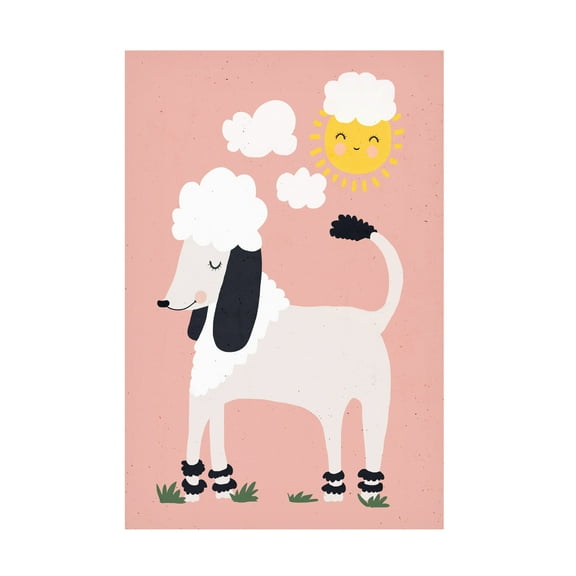 Treechild 'Happy Poodle' Canvas Art