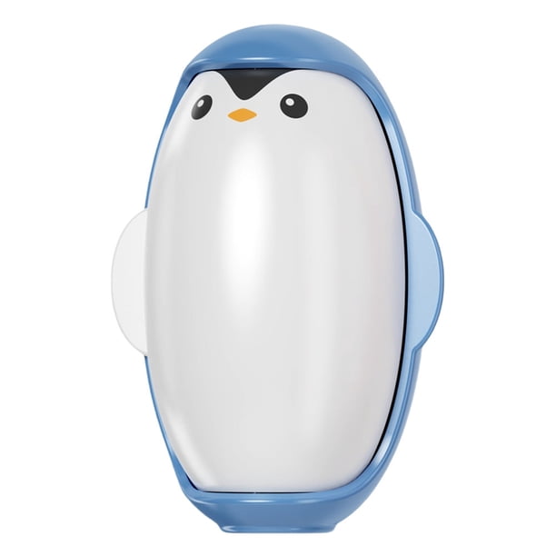 Penguin Lint Roller Reutilizable Removedor Pelusa Portable Mini () Azul