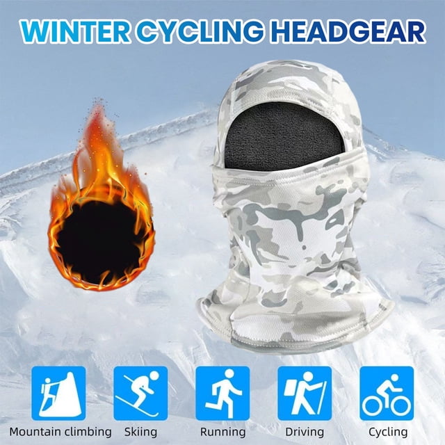 LJNYFDC Windproof Face Guard Cycling Face Guard Neck Warmer Super Soft High Elastic Windproof Full Coverage Face Protector Cover Balaclava Headgear for Outdoor Activities