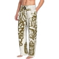 thumbnail image 6 of Zufioo Workers Cutting Grapes From Vineyard Mens Pajama Pants Sleep & Lounge Pants Sleepwear Pants(Available in Big & Tall)-X-Large, 6 of 6