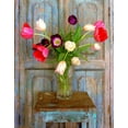 thumbnail image 2 of Klug, Alan 12x14 Black Ornate Wood Framed with Double Matting Museum Art Print Titled - Tulips, Mexico, 2 of 4