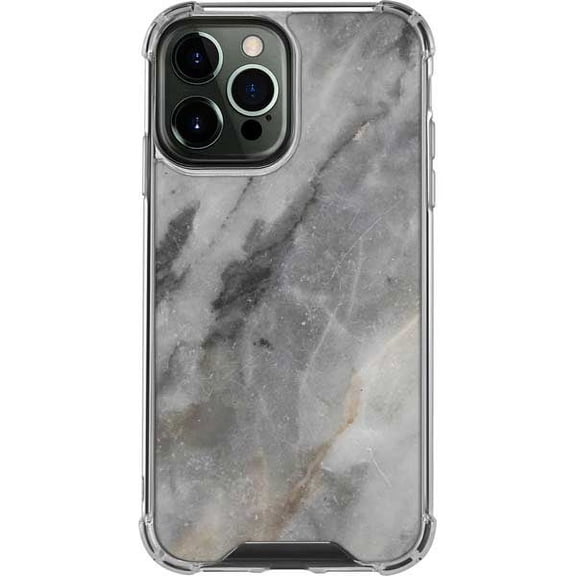 Skinit Marble Stone Taupe iPhone 13 Pro Max Clear Case