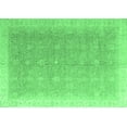 thumbnail image 1 of Ahgly Company Indoor Rectangle Oriental Emerald Green Modern Area Rugs, 2' x 3', 1 of 4