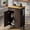 26-Inch Brown, variant on Walsunny Kitchen Island Table Stand with Storage on Wheels,Rolling Kitchen Cart Storage Cabinet with Drawer,White