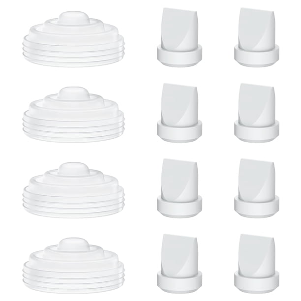 Piezas para extractores de leche Momcozy M5 Duckbill Valves de silicona, paquete de 12