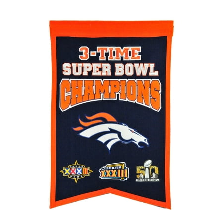 - Winning Streak - NFL Champions Super Bowl Banner, Denver Broncos