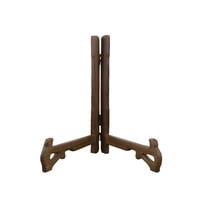 LAMIRO Standing Table Easel Wooden Plate Stand Sturdy Display Rack for Kitchen Office Secure Hold Versatile Picture Frame Holder