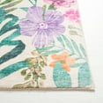 thumbnail image 4 of Safavieh Door And Kitchen Mat Emerson Floral Polyester Machine Washable Area Rug, Ivory/Pink, 3' x 5', 4 of 12
