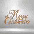 thumbnail image 5 of Merry Christmas Script  Steel Sign Laser Cut Powder Coated Home & Office Metal Wall Decor Multiple Sizes & Colors, 5 of 5