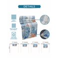 thumbnail image 6 of Summer Seahorses Blue Wood Board Table Runner 13x60in Non-Slip Cotton Linen Table Runners, Ocean Starfish Coral Dresser Scarves TableRunner for Dinner Kitchen Dining Wedding Party, 6 of 9