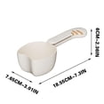 thumbnail image 2 of Multi-Functional Kitchen Rice Spoon | Measuring & Snack Sealing Clip | Cute Plastic Scoop for Grains, Flour & Dough | 1-Pack, 2 of 5