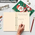 thumbnail image 4 of FORMRS 1-Subject Spiral Notebook 8" x 5" College Ruled 60 Refillable Sheet, 2 Pack, Cute Christmas Pattern, 4 of 7