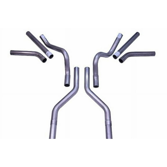 Chevy GMC C10 63-72 2.5" Dual Exhaust Kits No Muffler Side Exit