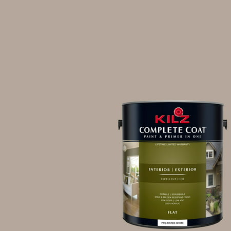 KILZ COMPLETE COAT Interior/Exterior Paint & Primer in One #LL240 Coffee