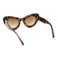 thumbnail image 4 of Womens Super Thick Exaggerated Oversize Cat Eye Sunglasses Tortoise - Brown, 4 of 4