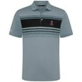 thumbnail image 2 of Men's Levelwear Gray Los Angeles Angels Onward Insignia 2.0 Polo, 2 of 3