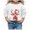White, variant on Tanghaowl Kids Sweatshirts Girls Autumn Winter Christmas Print Round Neck Long Sleeve Casual Hoodless Sweatshirt with Warm Pink 3-4 Years