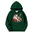 thumbnail image 3 of Sudadera con capucha para niñas y niños, sudadera de manga larga con cuello redondo y estampado de moda, jersey con bolsillo, sudadera de poliéster para niñas, 3 of 8
