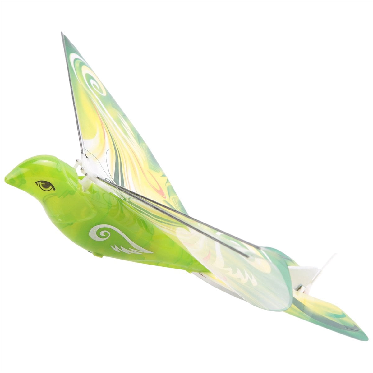 Remote-Controlled Bird Simulation Flapping-Wing Flight Pigeon Induction Electric Eagle Remote Control Green