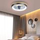 thumbnail image 5 of Ventilador De Techo Led Nórdico Moderno, Ventilador De Techo Regulable Continuo Con Lámpara, Ventilador Ultrasilencioso, Lámpara De Araña Para Dormitorio Y Sala De Estar Serendint HA035992-00, 5 of 6