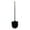 Black, variant on HOARBOEG Stainless Steel Handle Toilet Brush Round Head Right Angle Toilet Brush Soft Hair Commode Brush Long Handled Bathroom Toilet Bowl Scrubber Household Cleaning Brush