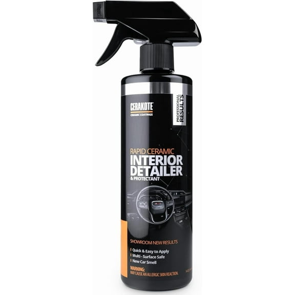 NOBRAND Rapid Ceramic Interior Detailer and Protectant Spray - Multi-Surface - 14 fl oz
