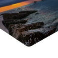 thumbnail image 2 of Ambesonne Beach Fitted Sheet, Tropic Seashore Sunset, Full Size, Multicolor, 2 of 3