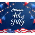thumbnail image 4 of Patriotic Design Happy 4th of July Banner Decorative Pattern Stars and Stripes Celebration Flag for Independence Day Party Outdoor Event Home Decor, 4 of 8