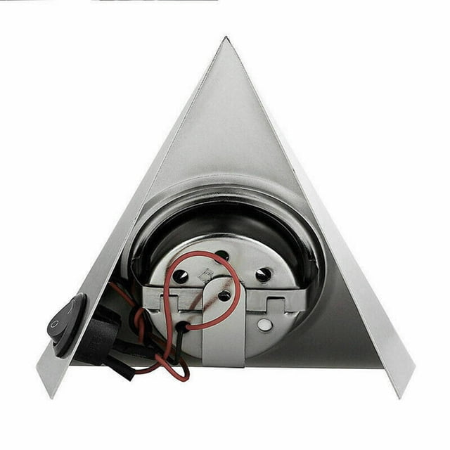Bewildely Lámpara de Pared LED Lámpara de Gabinete con Forma Triangular Luz LED para cajón de Armario Iluminación y accesorios