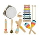 thumbnail image 1 of 8pcs Percusion Toy Jugo de juguetes de madera Sensorial de educación temprana para niños de 2 a 4 niños Juguetes de fiesta preescolar, 1 of 9