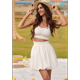 thumbnail image 4 of Minifalda Estilo Bohemio de Verano para Mujer, con Volantes, Cintura Alta, Informal, Elegante, Color , Talla XXL, 4 of 7