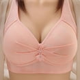 thumbnail image 2 of Ahuyic Summer Womens Bras,Plus Size Bras for Women,Women's Solid Color Maternity Sleeping Underwear WIth Underwear Women Daily Bra, 2 of 5