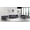 Gray, variant on Uspridefurniture Fancher Kittleson Classic 3Pcs Living Room Set,Black Velvet