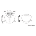 thumbnail image 6 of Yoyauz False Collar Detachable Collar Shirt Dickey Collar Half Shirt False Collar Suitable for Girls and Women, 6 of 6