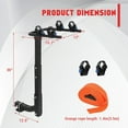 thumbnail image 4 of EastVita 2 Bike Rack Hitch Mount Foldable Bike Rack for Car Hitch,Steel Car Bike Rack for SUV,Bicycle Car Racks with Hitch Tightener,Straps,Bike Carrier Rack Hitch,Easy to Assemble & Use, 4 of 6