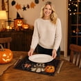 thumbnail image 5 of Table Decor, Fall and Halloween Decor, Bat Decorations for Halloween, Halloween Party Decor, 16X12 Inch Printed Linen Placemats, Stain Resistant, Quick to Rinse Clean, Heat, 5 of 7