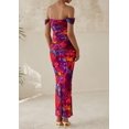 thumbnail image 2 of Vestido largo PRETTYGARDEN ajustado fruncido para mujer, verano 2025, 2 of 9