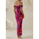 thumbnail image 2 of Vestido largo PRETTYGARDEN ajustado fruncido para mujer, verano 2025, 2 of 9