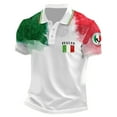 thumbnail image 3 of Camisas Cortas Deportivas Para Hombre Para Uso Diario, Corte Holgado Con Detalle de Botones Para Primavera y Verano, Combina Bien Con Pantalones Cortos, Lavable A Máquina Para Un Cuidado Fácil., 3 of 3