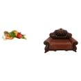 thumbnail image 1 of Escultura de resina de José, figura decorativa de José durmiendo para escritorio, estante de mesa, oficina, coche, con sofá miniatura, sillón, modelo, 1 of 8